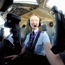 A Different View From Behind The Yoke Hows The View Looking From Your Window Bestview Whatcanyousee Gopro Lets Connect O Women Pilots Pilot Uniform Pilot