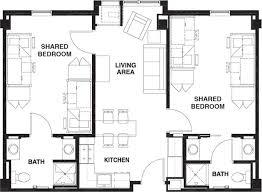 Floor Plans University Centre Student Apartments In Newark Nj Student Apartment Floor Plan Design Student House