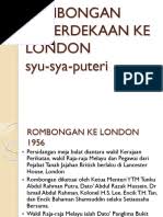 Oleh itu, tunku abdul rahman mengetuai rombongan merdeka bagi membincankan kemerdekaan negara british pada tahun 1956 di london. Rombongan Kemerdekaan Ke London
