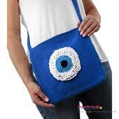 Nazar Boncugu Orgu Canta Tig Isi Orgu Canta Modelleri Arasinda Postaci Canta Cesidi Olarak Son Derece Kullanisli Ve Dikkat Cekic Bags Unique Crochet Eye Bags