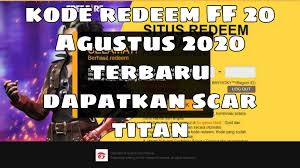 Kamu tidak dapat redeem hadiah dengan akun guest. Kode Redeem Ff 20 Agustus 2020 Dapatkan Scar Titan Gratis Cofee