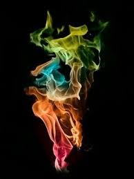 Download Free Rainbow Fire Mobile Wallpaper Contributed By Lorenzovc Rainbow Fire Mobile Wallpaper Is Uploaded In Abstract Wallpapers Fire Art Smoke Art Fire