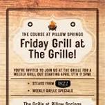 9 & Dine Every Friday at The Course at Pillow Springs
