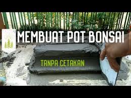 Cara membuat pot bunga tanpa cetakan. Gimana Cara Buat Pot Bonsai Tanpa Cetakan How To Make Simplest Concrete Pot Bonsai Youtube