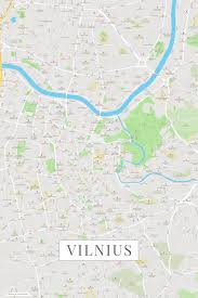 5 out of 5 stars. Map Of Vilnius Color Maps Of All Cities And Countries For Your Wall