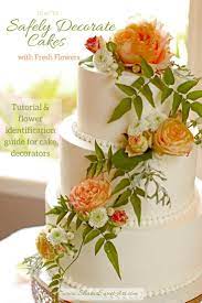 Safely Decorating Cakes With Fresh Flowers Fresh Flower Cake Floral Cake Flower Cake