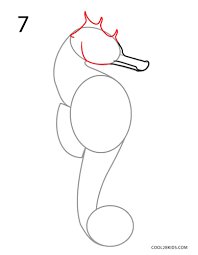 This horse drawing lesson will help you draw a simple cartoon style horse in 9 simple steps (it's a no fail one and you can even further simplify it, we'll get step 1. How To Draw A Seahorse Step By Step Pictures