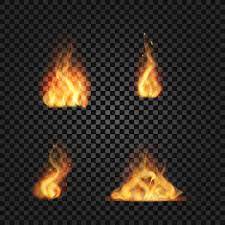 Free for commercial use with attribution. Realistic Fire Flames On Transparent Background 3015656 Vector Art At Vecteezy