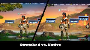 Battle royale, creative, and save the world. Apply Fortnite Stretched Res