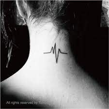 Heartbeat Tattoo 2 Pcs From Tatitoo Com Tattoos Jewelry Hair Heartbeat Tattoo Tattoos Minimalist Tattoo