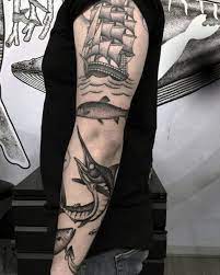Blue fin tuna tail artistjoelnicholls. 60 Tuna Fish Tattoo Ideas For Men Thunnini Designs