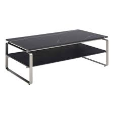 ( 4.6 ) out of 5 stars 80 ratings , based on 80 reviews current price $84.59 $ 84. Acanthus Coffee Table Oblong Black Marble Top Black Glass Shelf Peter Green