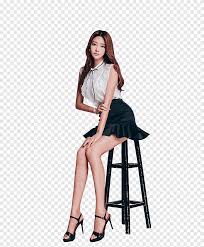 Check spelling or type a new query. Park Jung Yoon Woman In White Top And Black Skirt Sitting On A Black Bar Stool Chair Png Pngegg