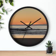 Find customizable beach themed invitations of all sizes. Beach Sunset Wall Clock Cool Beach Themed Homewares
