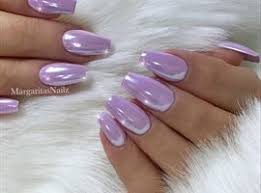 Ombre french ballerina fake nail gradeint natural coffin false nails wholesale nails supplier 24. Pink Gold Chrome Bling Coffin Nails By Margaritasnailz Lilac Nails Purple Nails Lilac Nails Design