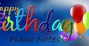 If you wanted notes to happy birthday on the piano, here they are: Happy Birthday Piano Notes
