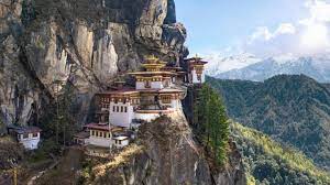 The roof of the main office and residence building was in great. Taktsang Monastery Bhutan Geo