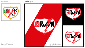 Club de fútbol rayo vallecano de madrid sad. Rayo Vallecano De Madrid Crest Redisign