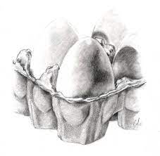 Edm Draw Egg Carton By Col Mitchell Pencil Drawings Drawings Charcoal Art