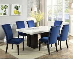 Lose Your Marbles With Pietra A Collection Of Modern Tables Velvet Dining Chairs Marble Dining Rectangle Dining Table