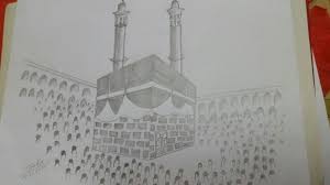 Pencil Sketching Of Holy Kaaba Made By Me Jummah Mubarak Have A Blessed Friday Art Draw Sketch Islam Pencil Sketch Drawing Accessories Pencil Art Drawings