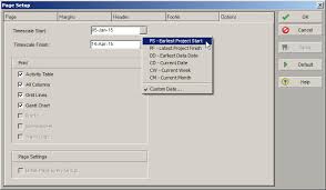 Printing A Gantt Chart In Primavera P6
