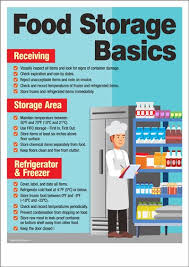 Food Storage Basics Poster Safety Poster Shop Food Storage Safety Food Safety Posters Food Safety Tips