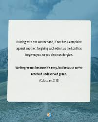 Forgiveness can feel costly, especially ...