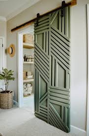 Diy Geometric Barn Door House On Longwood Lane Home Home Renovation House Design