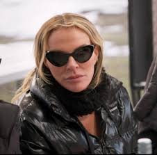 Heather Gay's Black Cateye Sunglasses