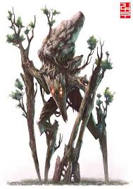 Forest Plant Creatures Fantasy Beasts Creature Concept Art Fantasy Monster