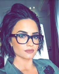 Glasses Demi Lovato Short Hair Demi Lovato Hair Demi Lovato Style
