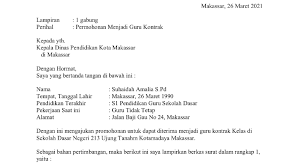 Akan tetapi jika kamu sudah menulis surat lamaran kerja di ms. Contoh Surat Lamaran Kerja Guru Kontrak Di Sekolah Negeri Dan Swasta Matamu