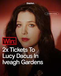 xboygeniusx member @lucydacus will be coming to @liveattheiveaghgardens  Dublin this July 3. The indie icon released her solo album 'Forever Is A  Feeling' last March and is now ready to take it