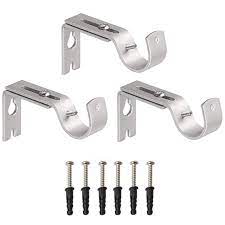 Maybe you would like to learn more about one of these? Ruesious Adjustable Wall Bracket Curtain Rod Brackets Set 3pcs Adjustable Heavy Duty Metal Curtain Pole Holder Buy Online In Bahamas At Bahamas Desertcart Com Productid 160311112