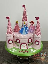 Auf dem tisch in 1h35min kuchen: Geburtstagstorte Ein Schloss Fur Prinzessinnen Tortenfee Sabrina