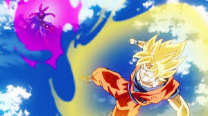 Goku achieves this form in the movie dragon ball z: Who Would Win Super Saiyan 4 Goku Vs Beerus Suppressed Quora