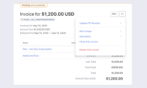 One option is to create a rent invoice in quickbooks. Invoice Operations Chargebee Docs