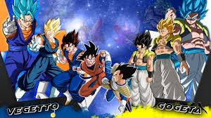 A collection of the top 44 goku super saiyan wallpapers and backgrounds available for download for free. Wallpaper Son Goku Vegeta Gogeta Vegetto Super Saiyan Super Saiyan Blue Dragon Ball Dragon Ball Z Dragon Ball Super 1920x1080 Bobbyrich 1770129 Hd Wallpapers Wallhere