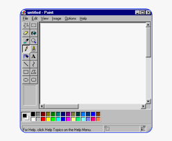 Once ms paint is launched on your windows 10 pc, click file >> open, then find and open the source image you like to change its format.or you can simply press ctr+o on the keyboard to quickly open the open file dialogue to import photos to paint app in windows 10. Window Windows Computeraesthetic Computer Aesthetic Microsoft Paint Png Transparent Png Kindpng