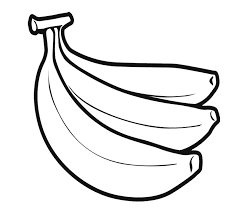 Great And Tasty Banana Coloring Page Fruit Coloring Pages Coloring Pages Coloring Pages For Kids