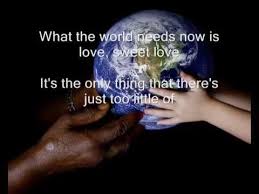 Broadway For Orlando What The World Needs Now Is Love Youtube Jackie Deshannon What The World Love Is Sweet