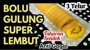 Resep bolu gulung lembut teman2, ini bolu gulungnya lembut banget hasilnya, kalian yang selama ini pernah bikin tapi. Resep Bolu Gulung Panggang Super Lembut Anti Gagal Youtube
