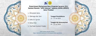 Nah bagi kamu yang hanya berstatus sebagai peserta, sertifikat tersebut tetap berharga kok. Cakupan Kriteria Dan Mekanisme Penmaru Sema Upnvj Tahun 2019 Penerimaan Mahasiswa Baru Upn Veteran Jakarta