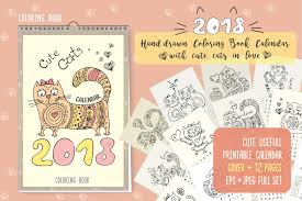 I think you'll love what we have for you. Coloring Book Calendar 2018 By Naumstudio Thehungryjpeg Com