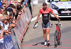Daniel thomas (baptiste, netherlands) thomas won the points classification in 2015 and. Edward Theuns Walks To The Finish After Crashing In The Finish Of Stage 1 At The Belgium Tour Belgium Tours Stage