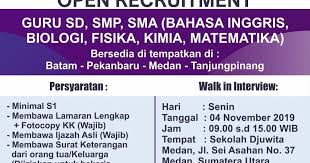 We did not find results for: Lowongan Kerja Guru Di Sekolah Djuwita Medan November 2019 Lowongan Kerja Medan Terbaru Tahun 2021