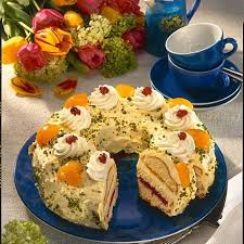 Aprikosen Buttercreme Kranz Diabetiker Rezept Lecker Lecker Lebensmittel Essen Buttercreme