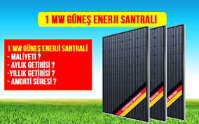 Güneş enerjisi sistemi kurmak için gerekli ekipmanlara gerekli fiziksel eşyaları sizler için açıklamaya çalıştık. 1 Mw Gunes Enerji Santrali Ges Kurulu Maliyeti Aylik Yillik Geliri Power Enerji