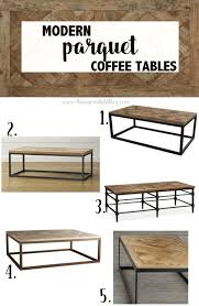 Parquet Wood Metal Coffee Tables Wood Coffe Table Coffee Table Metal Coffee Table